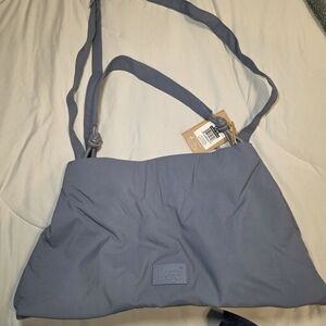 Lee Nylon Blue Hobo Bag